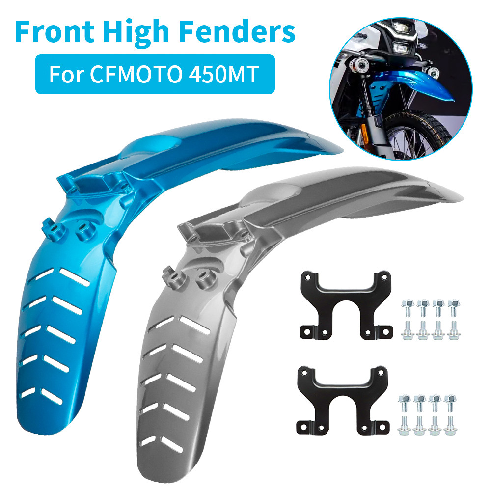 450 MT Front Fender with Bracket For CFMOTO 450MT CF450MT CF MOTO MT450 Motorcycle High Fender Mudgu