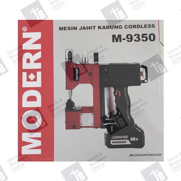 Mesin Jahit Karung BATERAI Portable MODERN M9350 / Mesin Jahit Karung Beras Goni M-9350