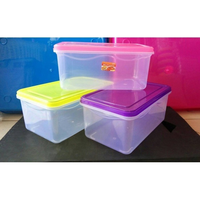 Kotak Makan - Sealware - Bekal Transparan & WARNA 3000 mil KMP MUTIARA .....