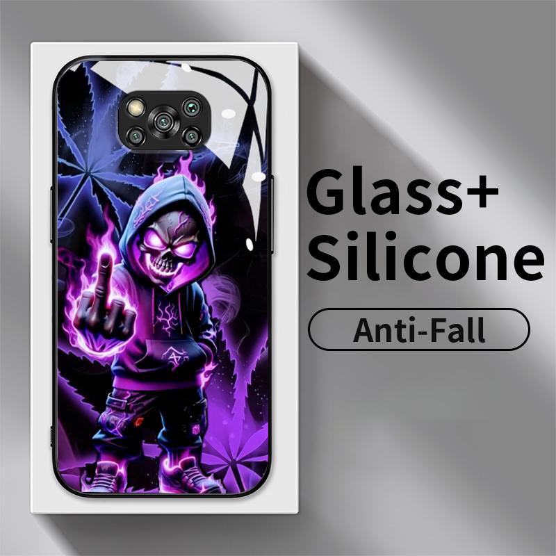 Casing Xiaomi POCO X3 NFC M3 Pro X5 5G M4 4G C31 C55 C65 M2 M5s M6 Case Tempered Glass Silicone Kart