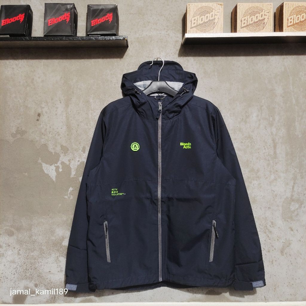 JACKET OUTDOOR BLOODS ACTV WALLACE NAVY ORIGINAL.
