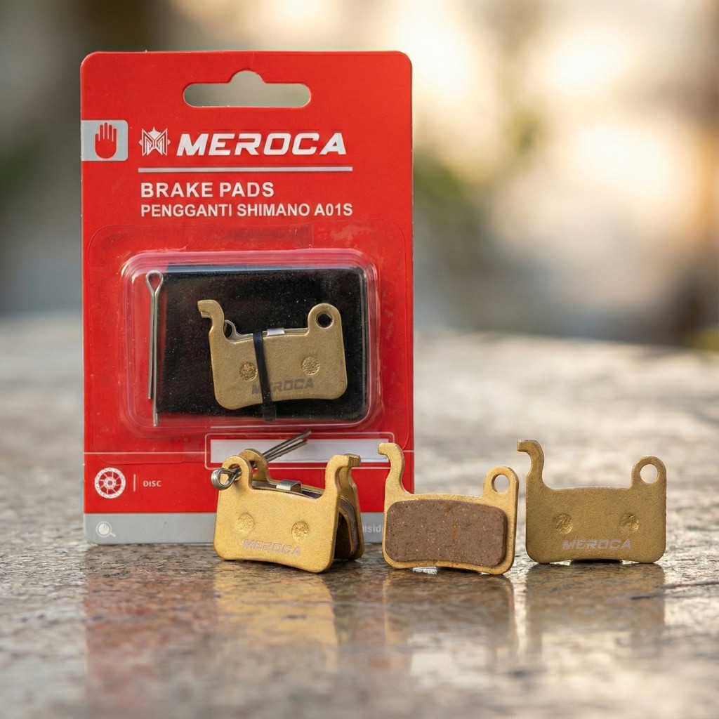 Meroca Brakepad pads kampas rem pengganti shimano A01S brakeset deore slx xt xtr saint sepeda mtb