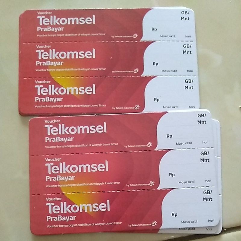 Voucher Kosong Telkomsel JATENG & DIY