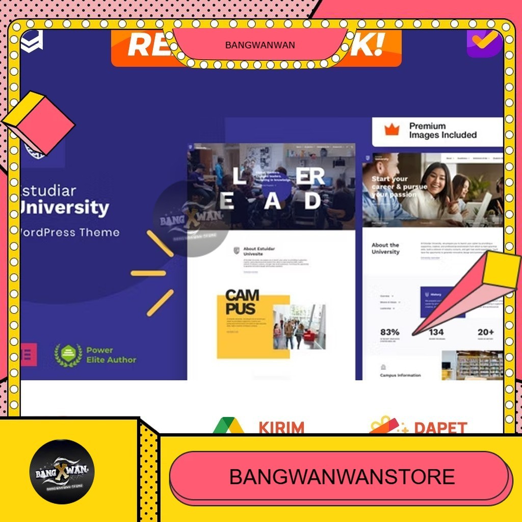 Estudiar Theme Premium Kampus College University WordPress