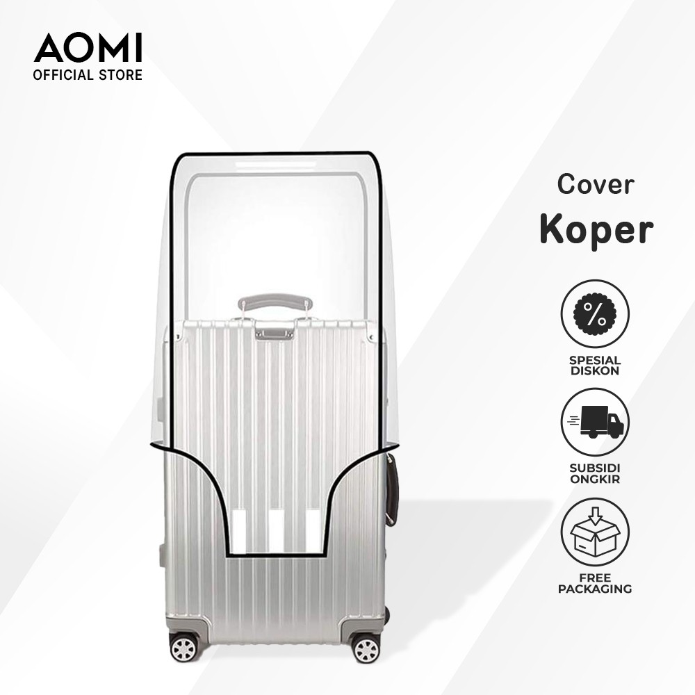 Cover Koper Transparan AOMI – Mika Tebal, Anti Air, Ukuran 18–28” KHUSUS KOPER ALUMINIUM (91003)