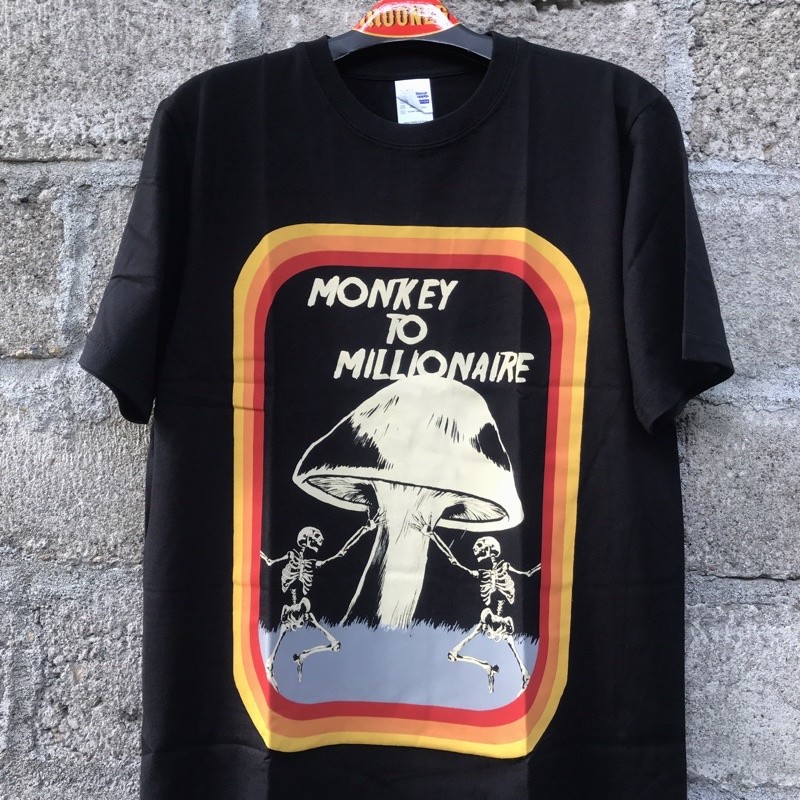 <Kaos Katun> MONKEY TO MILLIONAIRE  - MUSHROOM