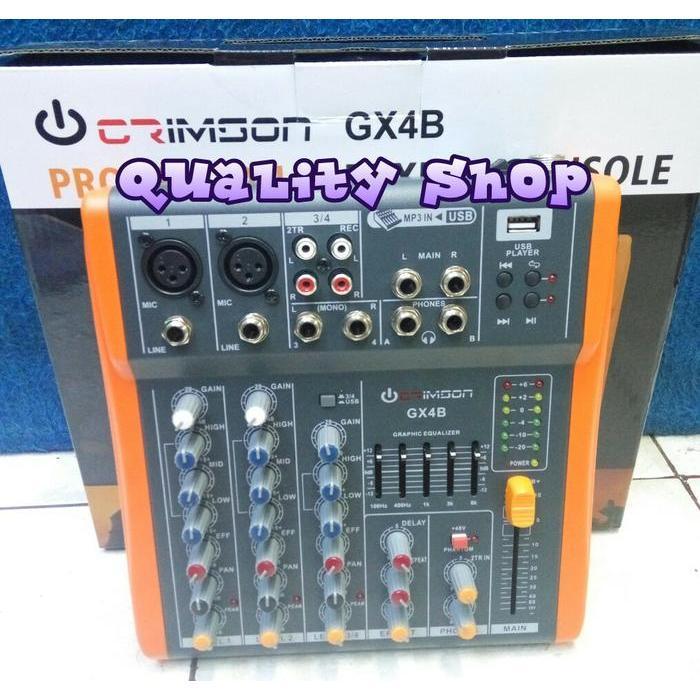 mixer crimson 4 Channel gx-4 usb equalizer effect vocal
