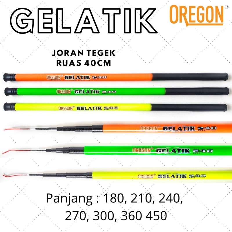 JORAN TEGEK FIBER OREGON GELATIK BONUS UJUNG PIR