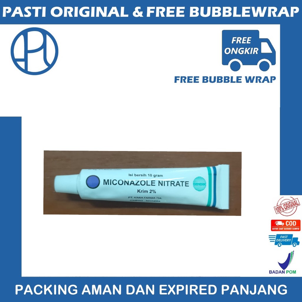 MICONAZOLE NITRATE CREAM 10 GRAM Miconazole Cream 2% Kimia Farma 10 g 1 Tube