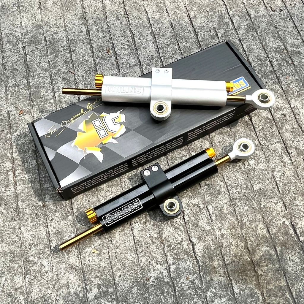 Stabilizer Stang Steering Dumper Ohlins MAGNESIUM STABILIZER STANG TENGAH STEERING DAMPER FULL CNC S