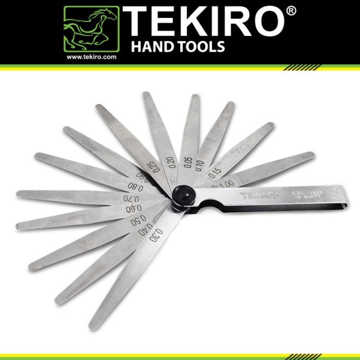TEKIRO FEELER GAUGE 13 PCS AU-FG1292 /  FEELER GAUGE