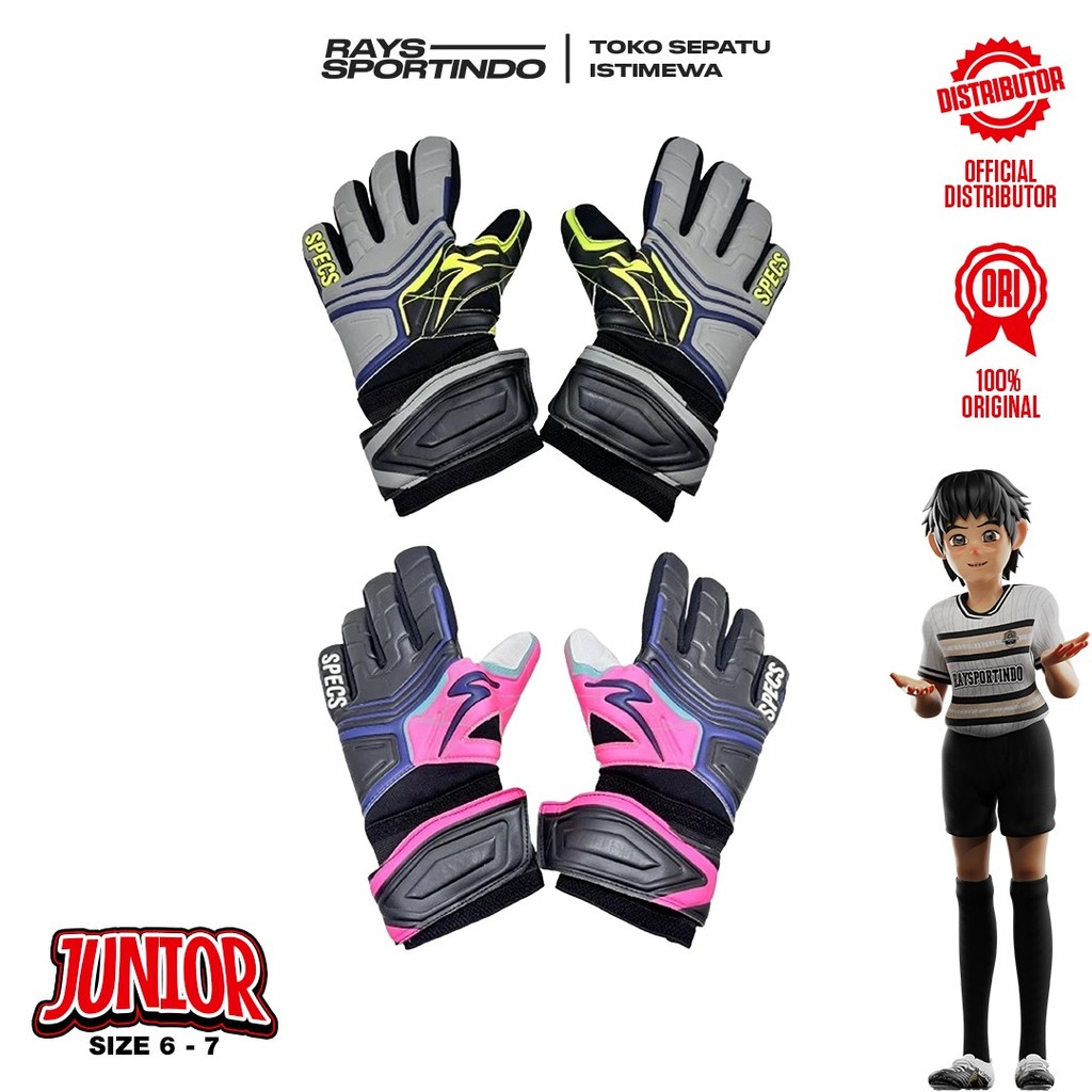 SARUNG TANGAN KIPER ANAK SPECS XPONENT 2 GK JR GLOVES ORIGINAL
