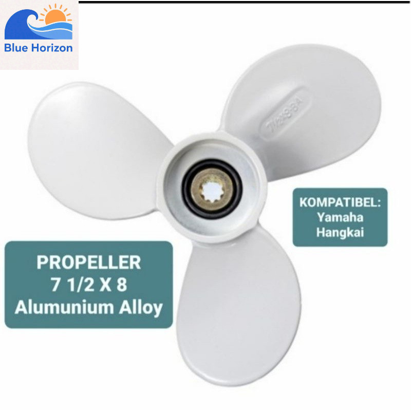 Kipas Propeller Baling Baling Mesin Tempel Yamaha 4 dan 5 PK