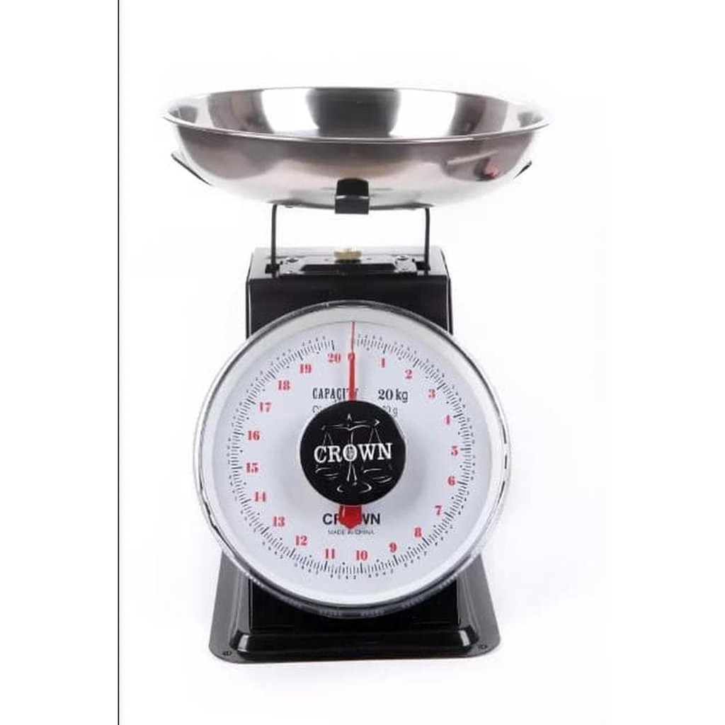 Timbangan  20kg Duduk/Timbangan Manual/Timbangan Buah Crown 20 Kg