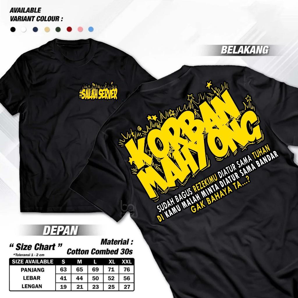 kaos korban mahjong - Kaos Mahjong Ways - Baju Game Online Slot