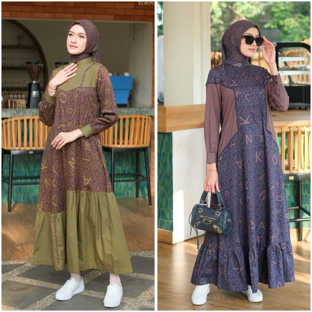 DRESS KORINA TERBARU ORIGINAL KORINA