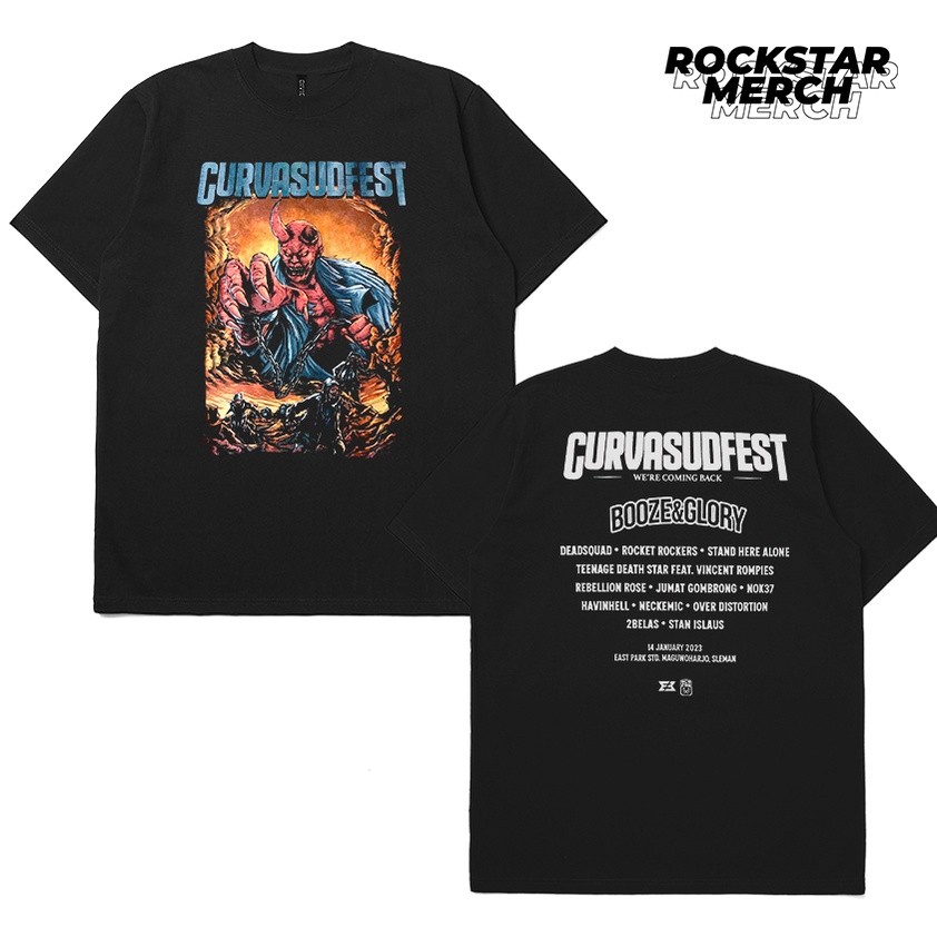 T-shirt Band Curvasudfest 2023 Line Up