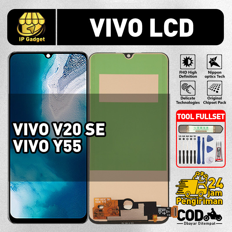 ORIGINAL LCD Vivo V20 SE LCD Vivo Y55 Fullset ORI HP Asli Touchscreen Layar Sentuh HP COD