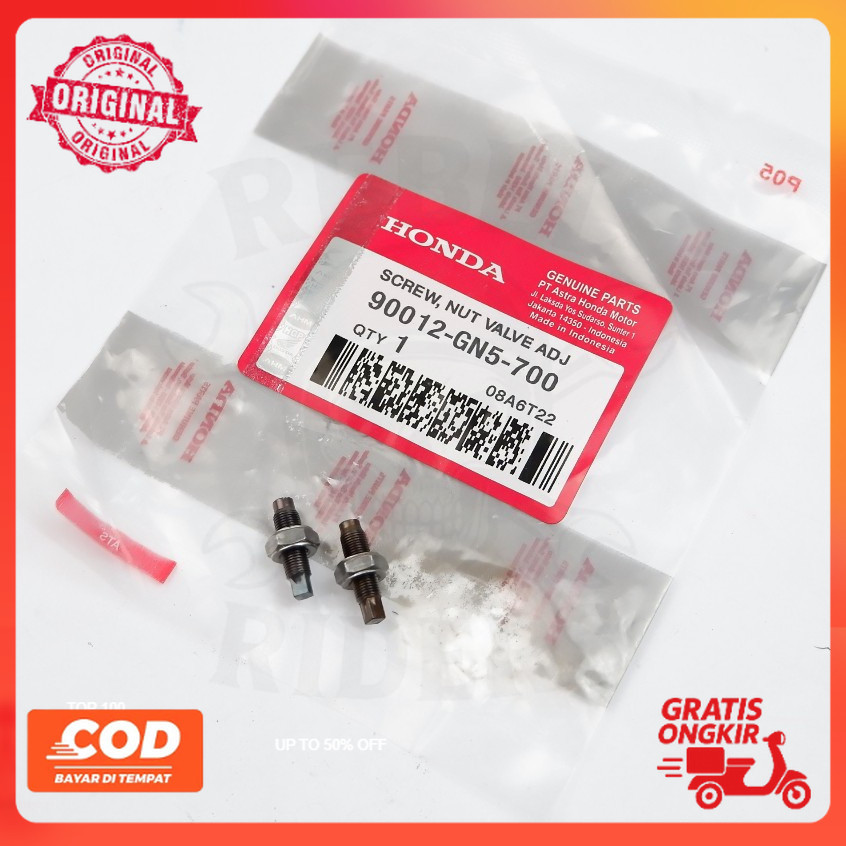 Baut Setelan Klep Honda Grand & Supra X 125 GN5 ori rider motor part