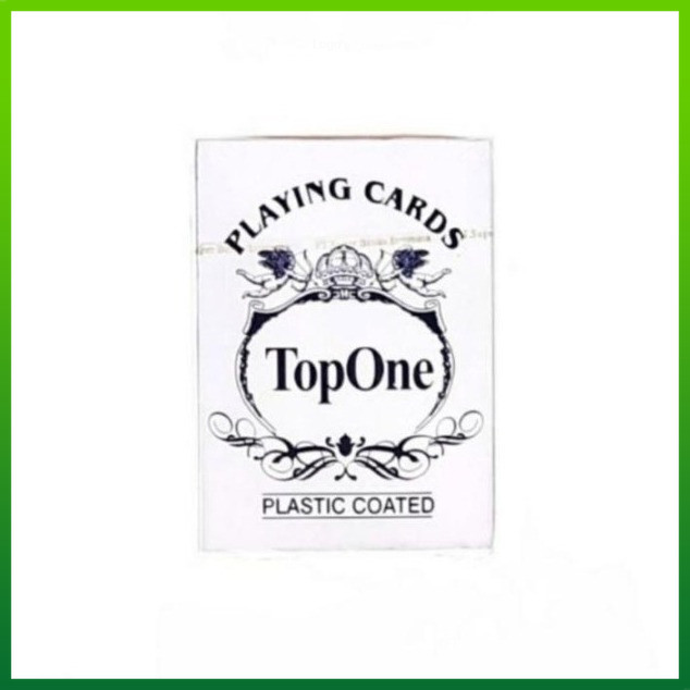 Mainan Kartu Remi Playing Cards Top One Plastic Coated Bagus