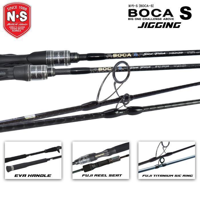 NS BLACK HOLE Joran Spinning BOCA S Jigging Material 8-Axis carbon + Nano Carbon Full Fuji KWSG SIC 