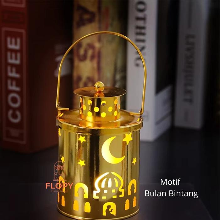 Promo Dekorasi Lampu Lentera LED Ramadhan / Dekorasi Ramadhan / Lampu LED - Bulan Bintang Terlaris