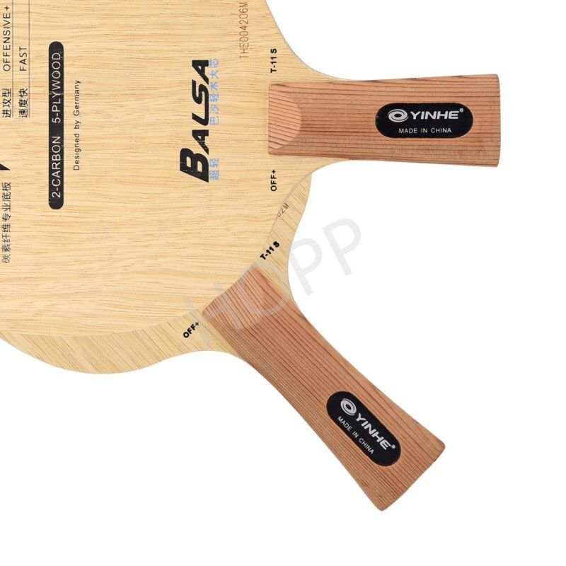 YINHE T-11 T11S (Balsa Light Weight Carbon) YINHE Table Tennis Blade T11 / T11+ Original Galaxy Rack