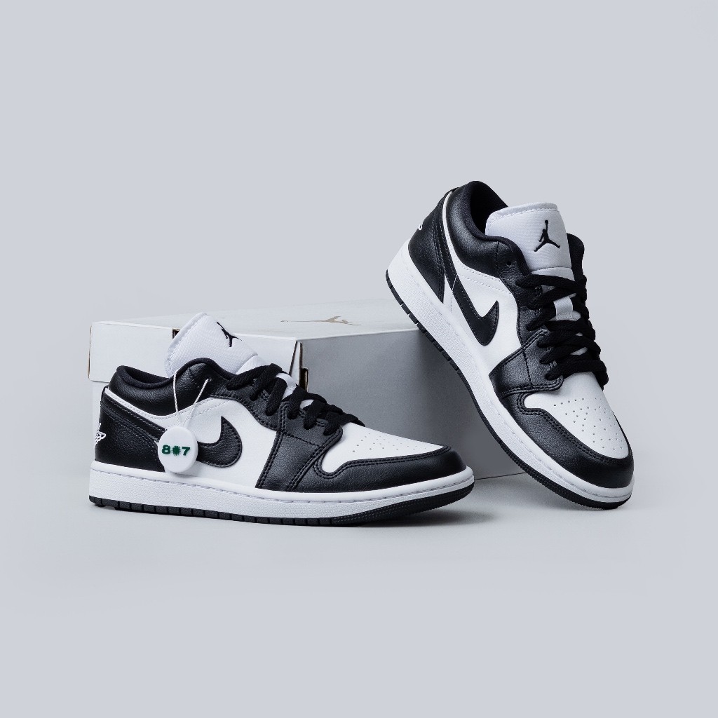 PRRROMO Air Jordan 1 Low Panda Black White