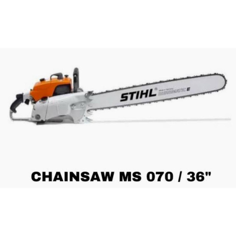 TERMURAH  MESIN CHAINSAW  STIHL MS070 36" / Mesin Gergaji Kayu Chainsaw STIHL MS 070 36 Inch - Mesin