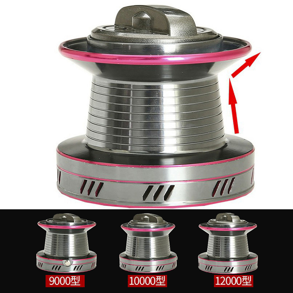 GHOTDA Spinning Reel Deep Metal Spool 12000 10000 9000 Series Fishing Reel Saltwater Max Drag Power 