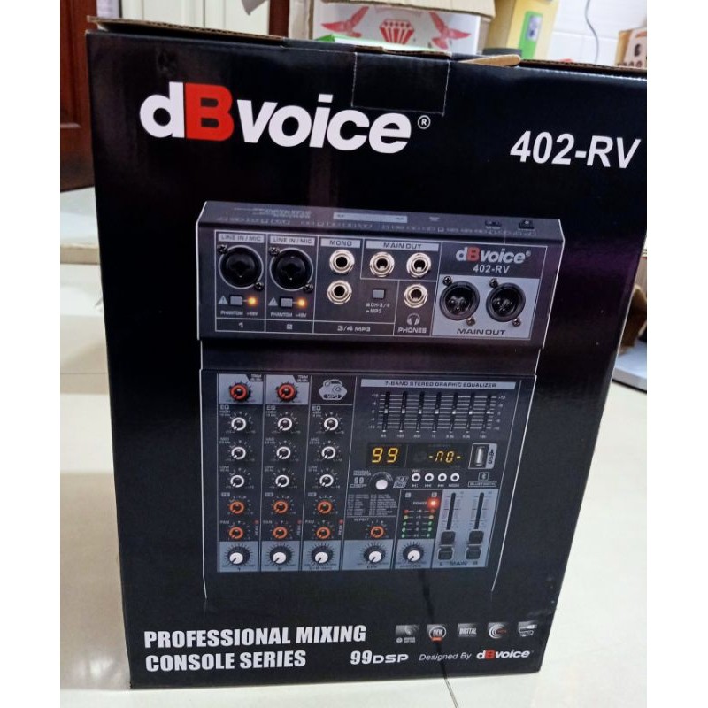 Professional Audio Mixer 4ch Dbvoice