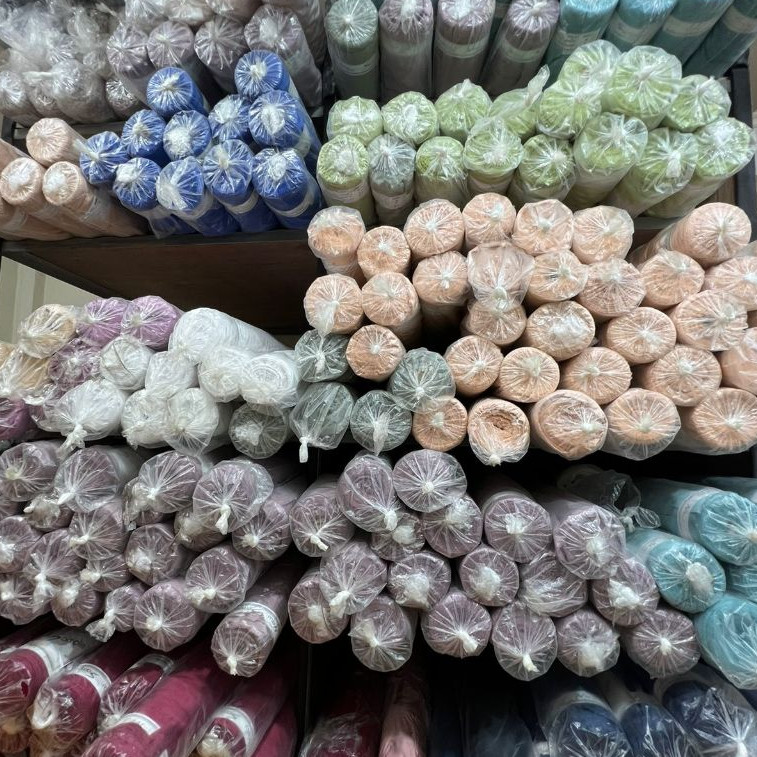 KAIN SATIN VELVET PREMIUM 1 ROLL ( 60 YARD) ATAU ( 54 METER ) / SATIN VELVET GROSIR / Roberto Cavall