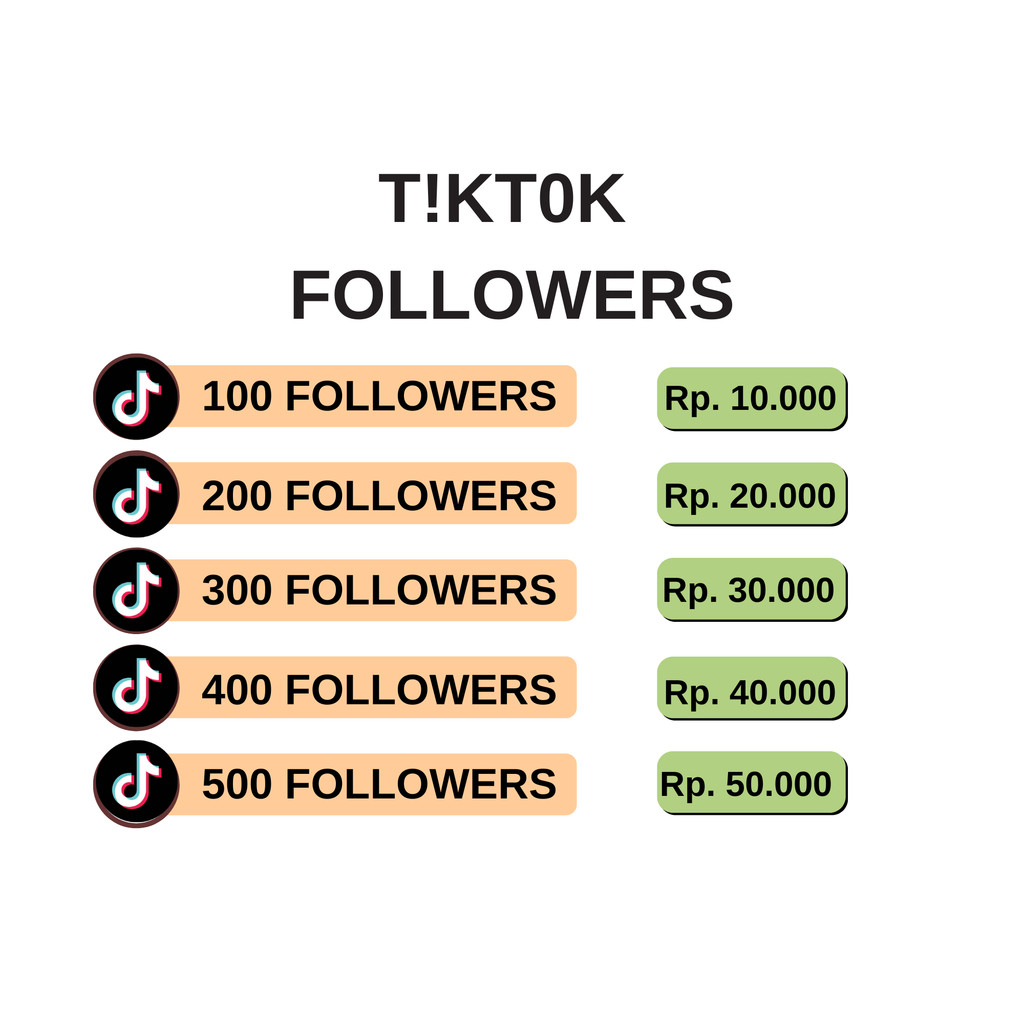 Follower Tiktok Aktif Permanen| Followers Tiktok Permanen Aktif Real Indonesia Mix Murah Bergaransi|
