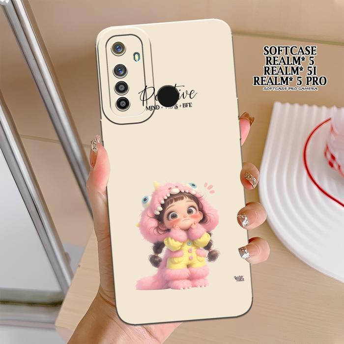 Case Realm* 5/5i/5 Pro Terbaru - Fashion Case Lucu - Casing Realm* 5/5i/5 Pro - Silikon Pro Camera -
