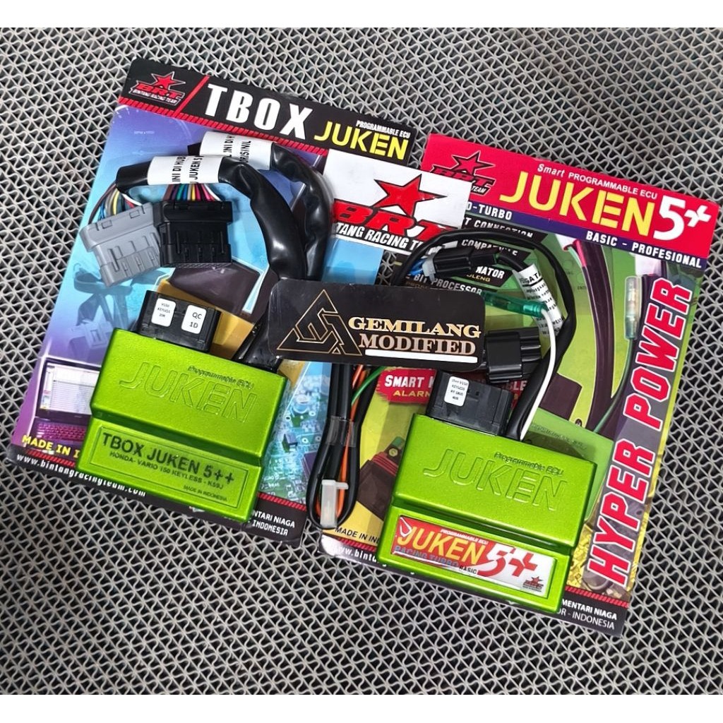 JUKEN 5 + BRT ORIGINAL GENIO BEAT SCOOPY 2020 KE ATAS DELUXE + TBOX DUALBAND RACING TURBO PNP ECU