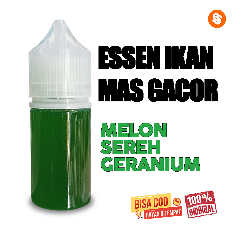 Essen Ikan Mas Gacor Aroma Melon Sereh Geranium – Essen Harian & Lomba COD