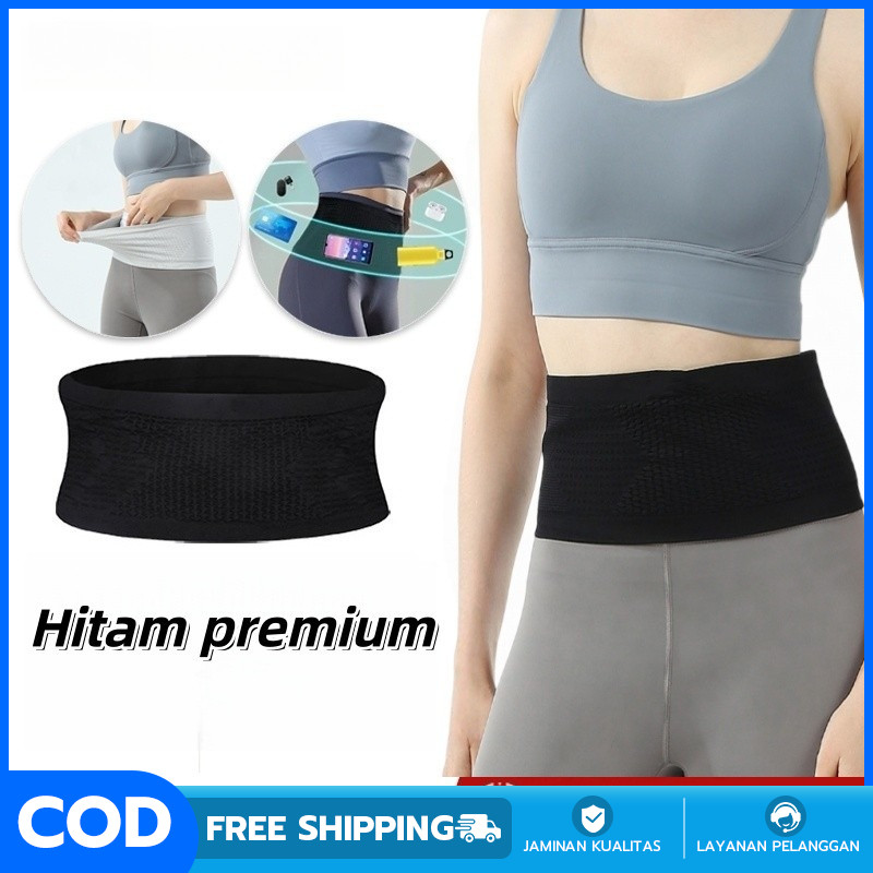 Tas Pinggang Multi Fungsi Tas Sport Running Belt Bag Pinggang Lari Anti Goyang Sabuk Lari High Elast