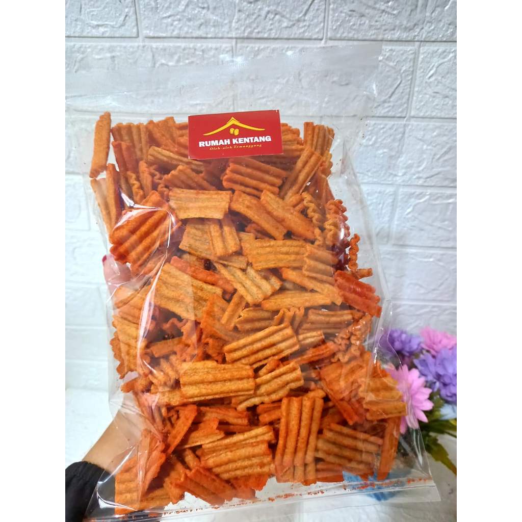 KENTANG JAFOOD kripik kentang balado 1kg keripik kentang stik kentang