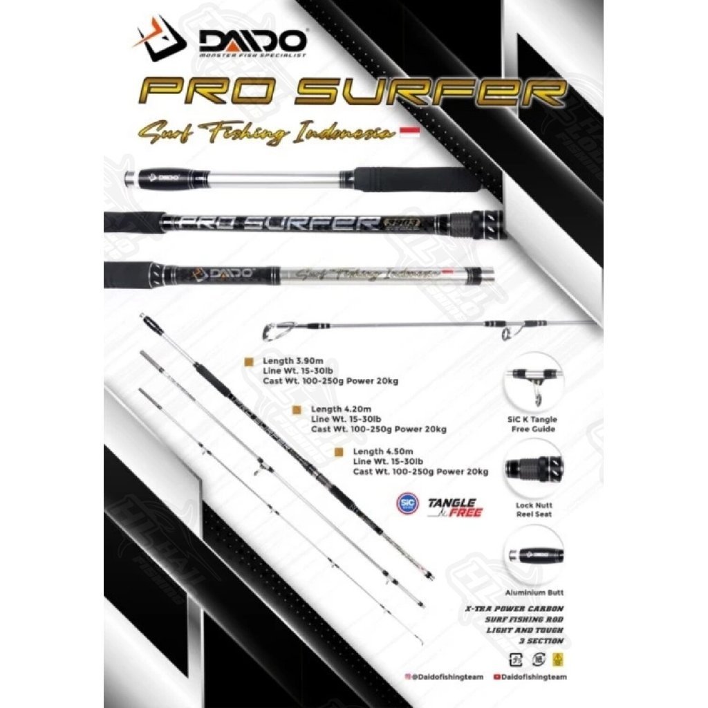 Joran Pasiran Daido Pro Surf 390