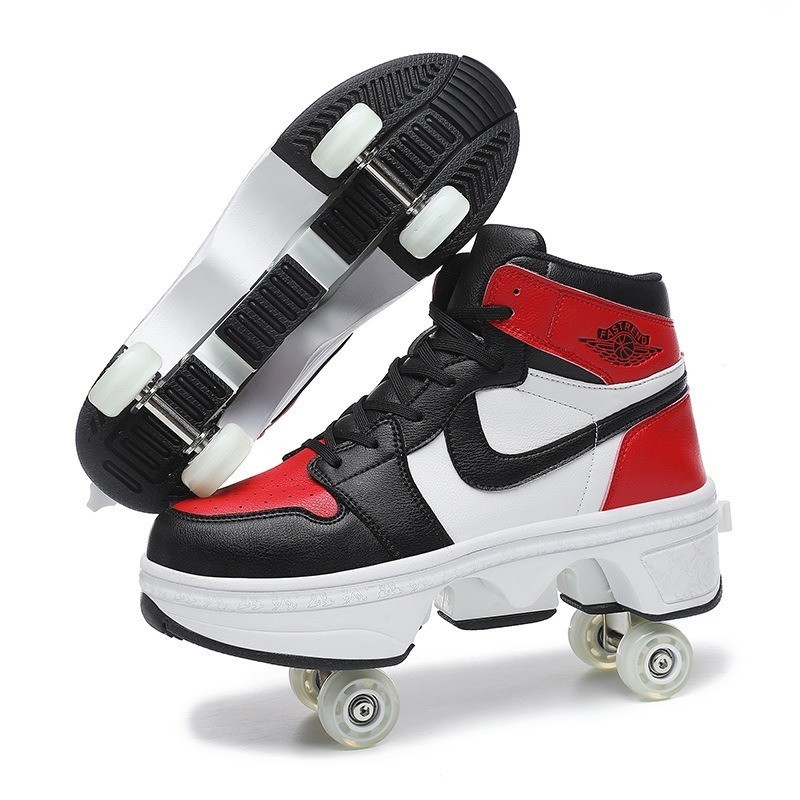 [Limited Collection] Heelys Roller Shoes High Top Super Fiber Comfortable