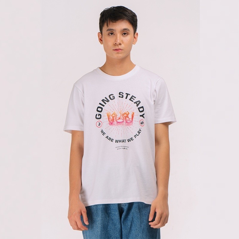 COD  3Second x RRQ Original Kaos Grapis Going Steady Lengan Pendek 100% Cotton Combed 16s Katun Tshi