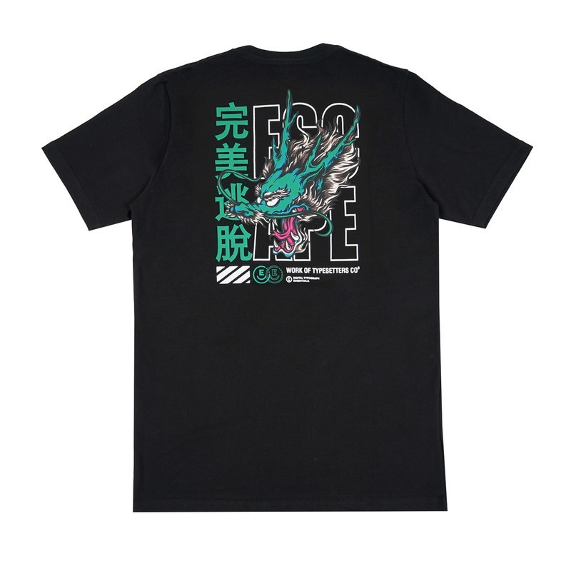 Escaperfect T-shirt Dragon Black