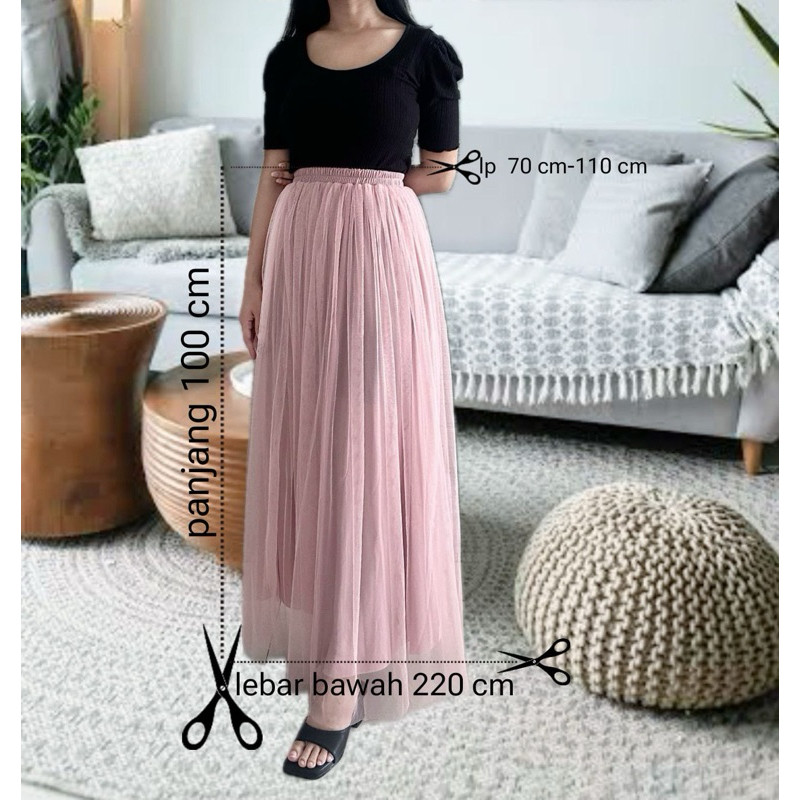 Rok tutu dewasa panjang/rok tutu modern