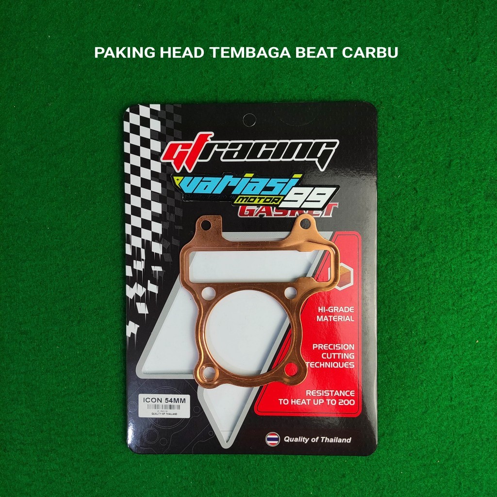 PACKING PAKING HEAD TEMBAGA GF RACING TEBAL 0,5 BEAT SCOOPY CARBU KARBU BEAT KARBU SCOOPY KARBU