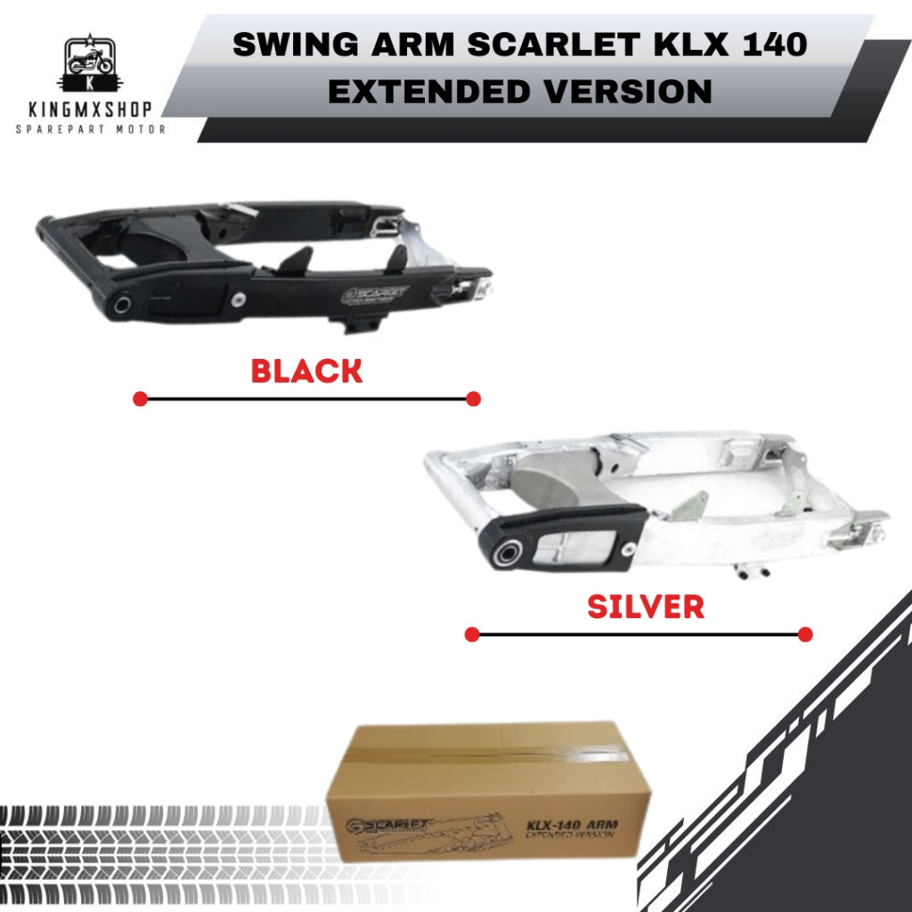 SWING UNDERBOND AREM ARM LENGAN AYUN GARPU BELAKANG MOTOR SCARLET KLX 140 EXTENDED VERSION
