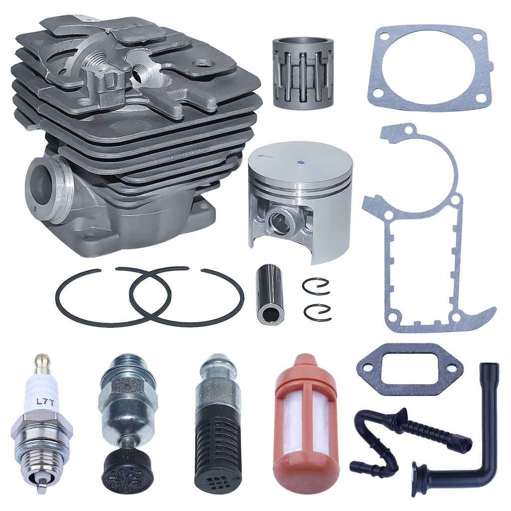 47mm Cylinder Piston Kit For Stihl MS361 MS 361 Decompression Valve Chaaw Replacement Spare Tool Par