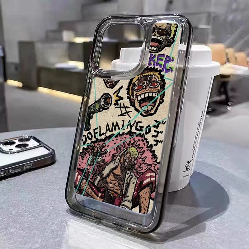 Case HP iPhone 11 Pro Max 12 13 14 15 16 Plus XS XR 6+ 7+ 8 Plus Donquixote Doflamingo From One Piec