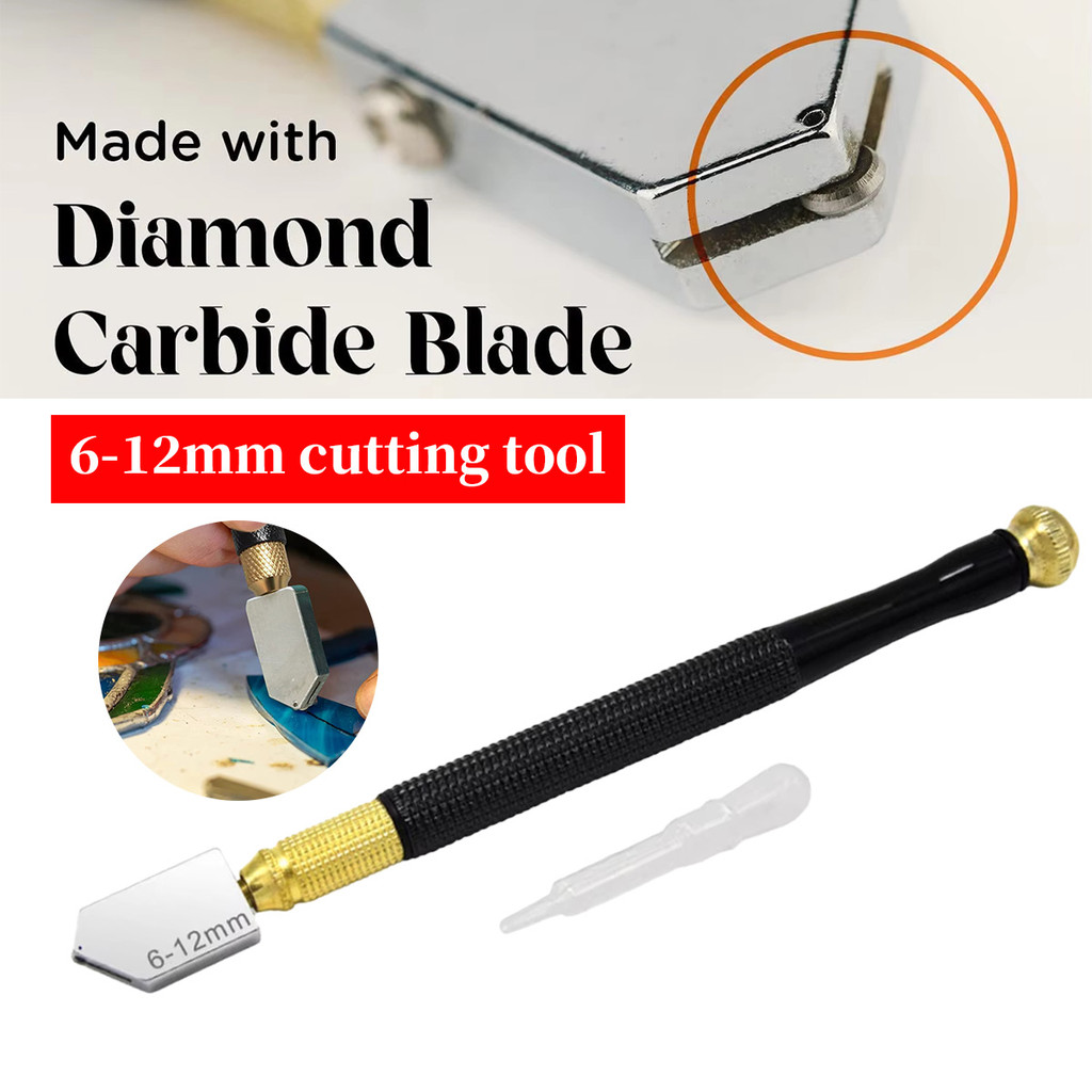 (2PCS/Set) pemotong kaca super tajam Ujung Pisau Tajam, Potongan Halus dan Rapi Alat untuk memotong 