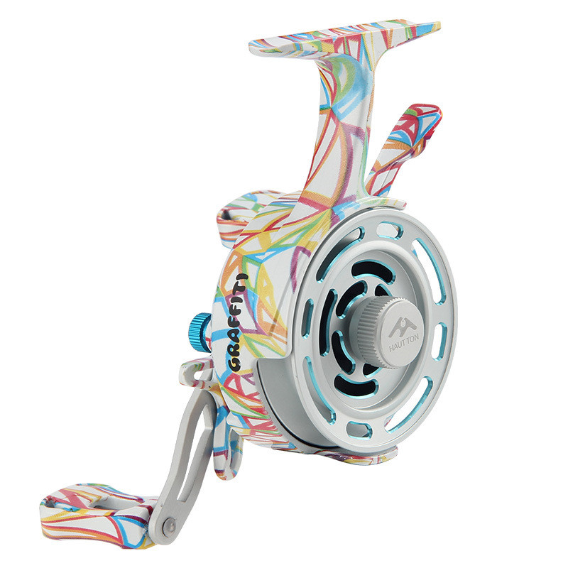 High-foot Ice Fishing Reel Metal High Speed 2.6:1 Ultra Smooth ​Fly Fishing Wheel 2+1 BB Portable Wi
