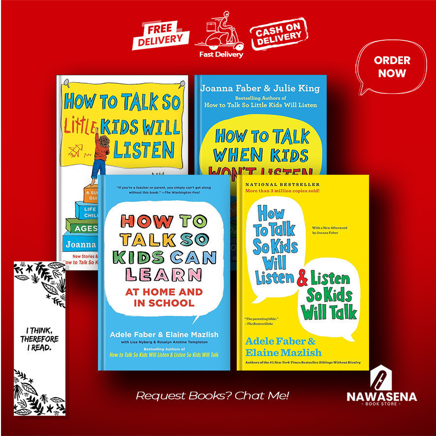 The How To Talk (4 books) by Adele Faber